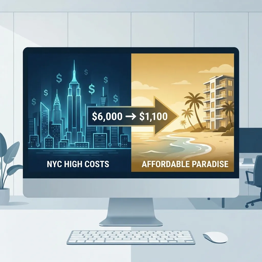 From $6,000/Month in NYC to $1,100 Abroad: My Geo-Arbitrage Experiment cover